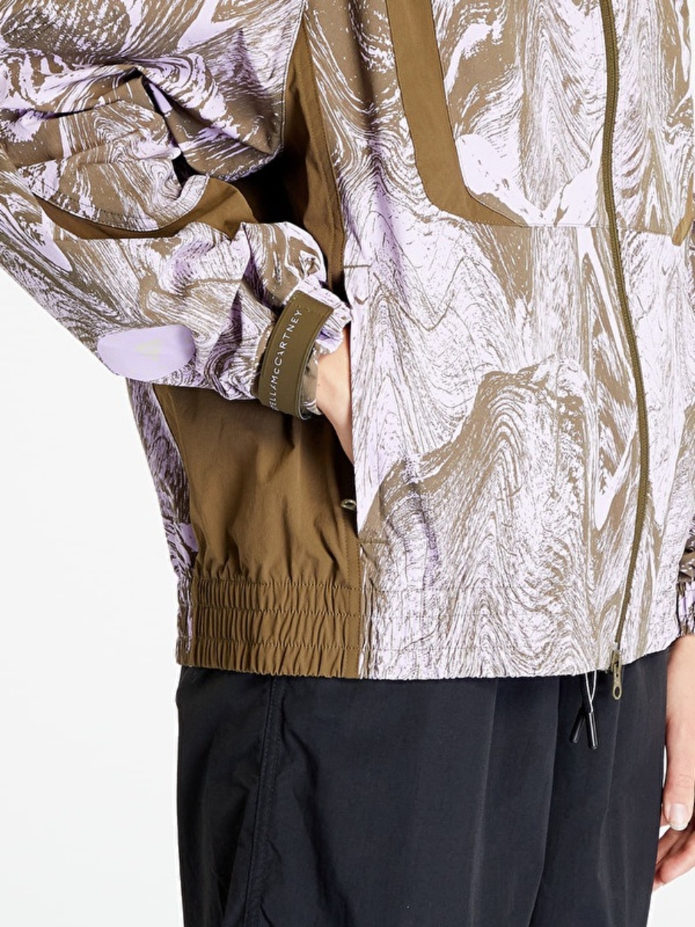 Adidas by Stella McCartney Marble windbreaker jacket Size M - Picture 3 of 11